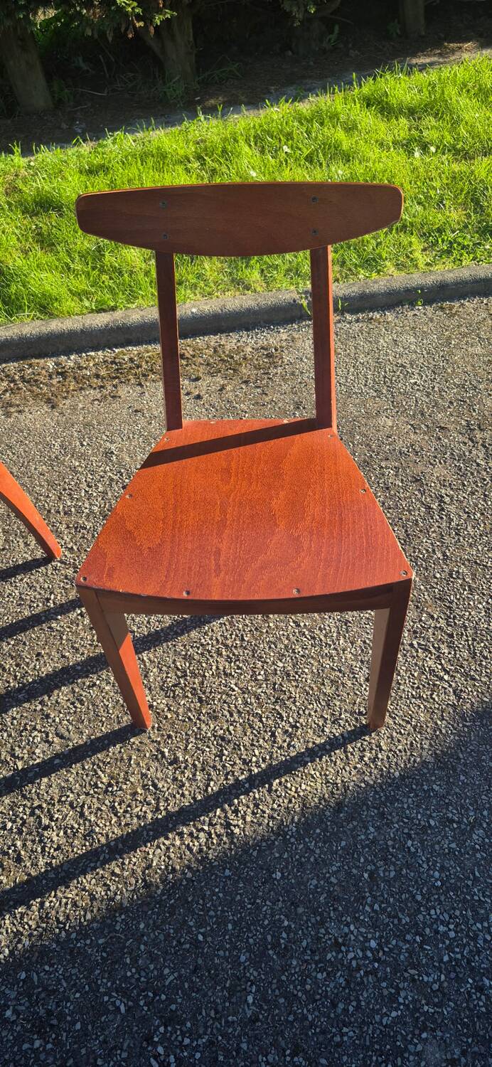 Zina chair pair by Thibault Desombre