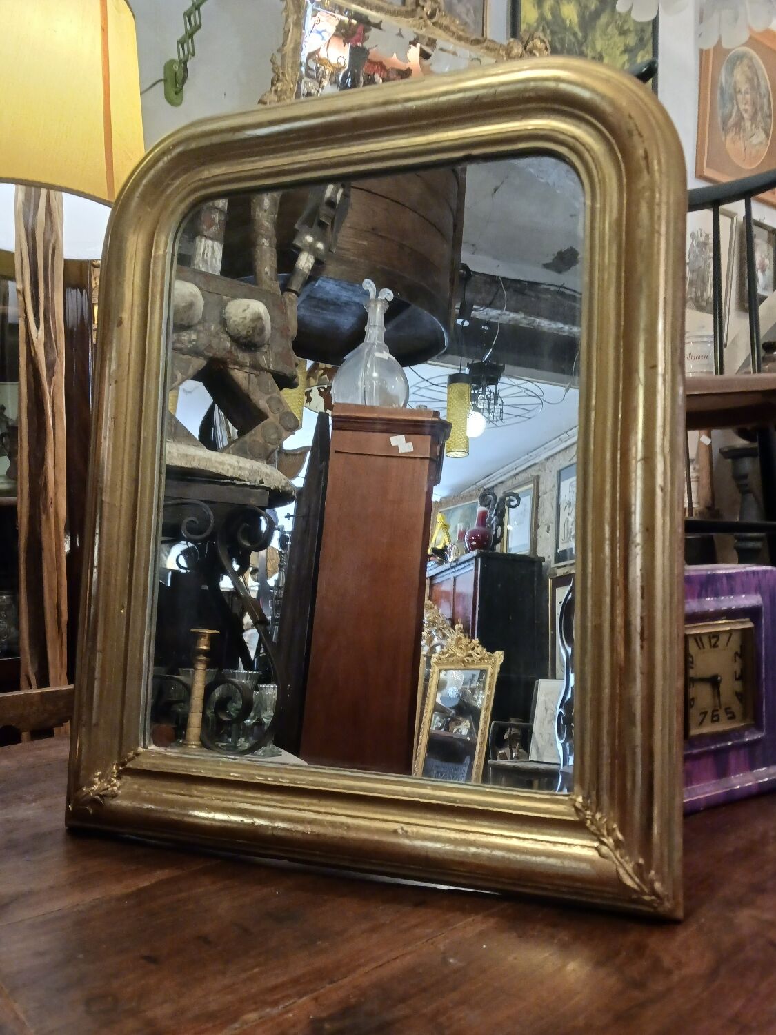 Small mirror 19 th 63 cm / 50 cm