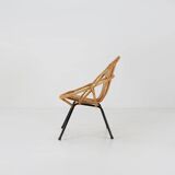Mid-century rattan children’s lounge chair, the Netherlands 1960s