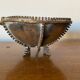 Antique Gilt Bronze Tripod Cup Tray Vintage Decoration #C283