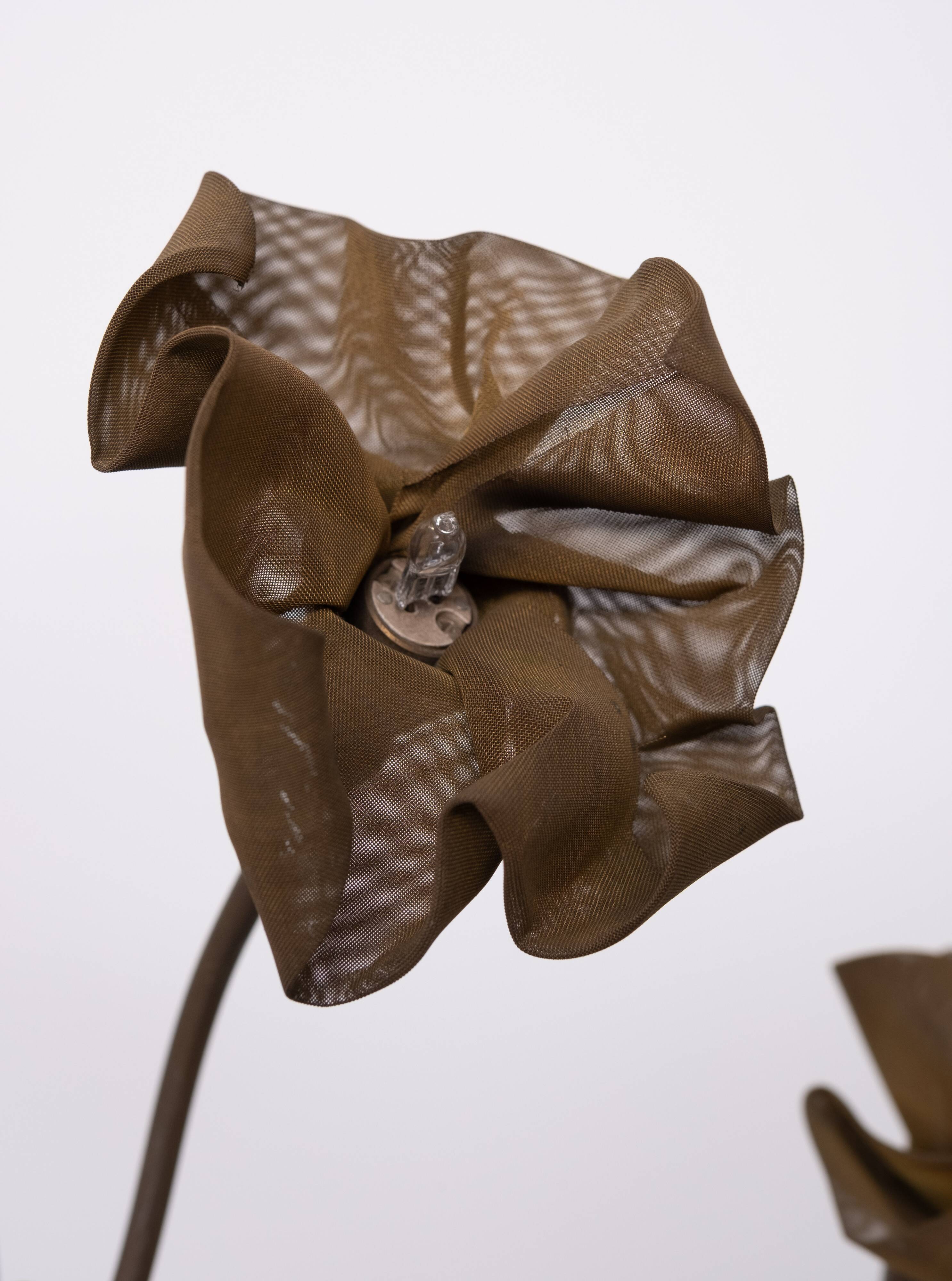 Magic Bronze Tree Floor lamp Italy 1970s