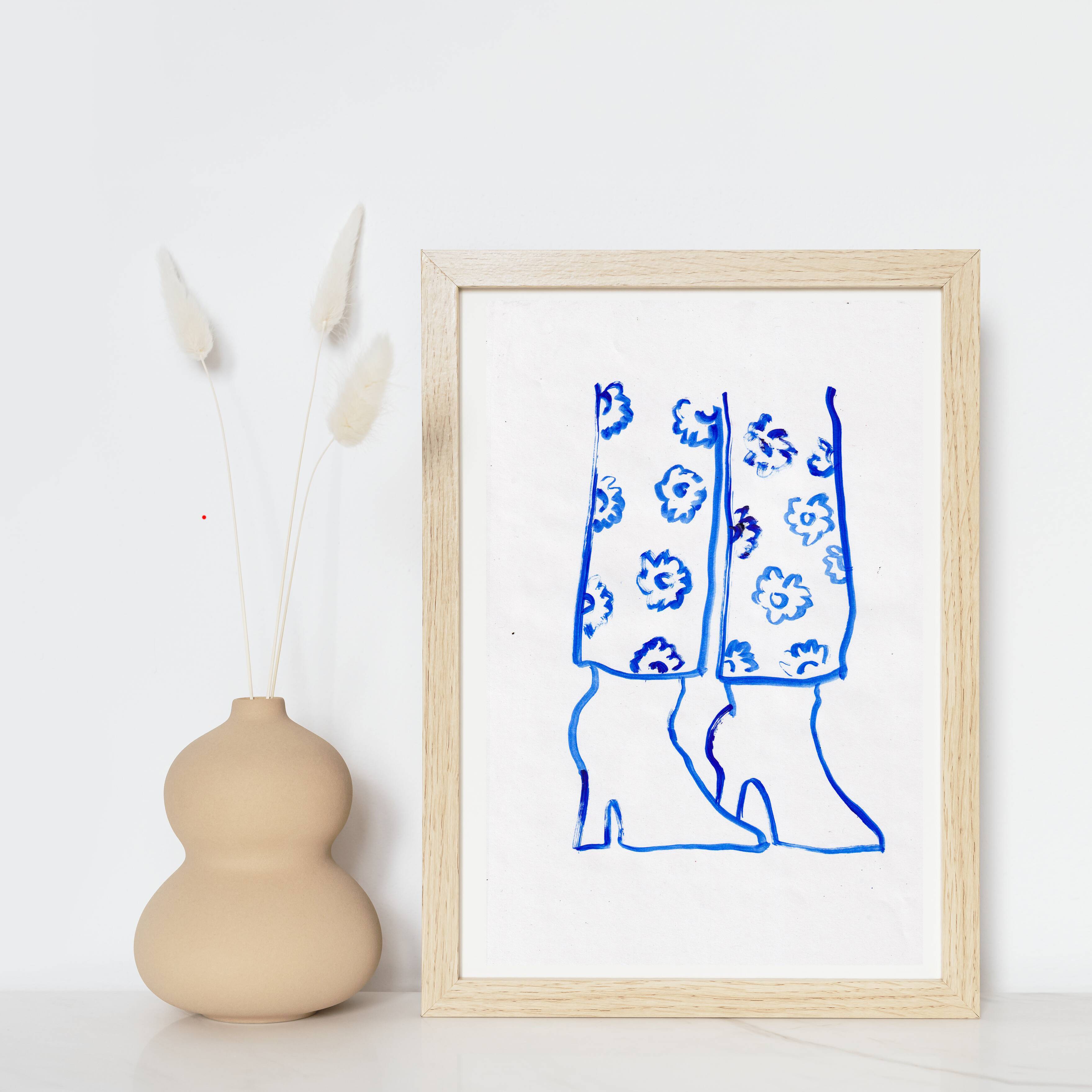 Blue spring trousers n.1