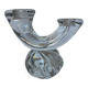 Daum crystal candle holder