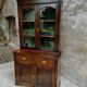 Antique china cabinet oak display cabinet English kitchen cabinet