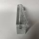 Frosted glass vase from the 1970s