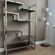 Vintage wandkast in goud / spiegelglas in stijl van Willy Rizzo / Vandel