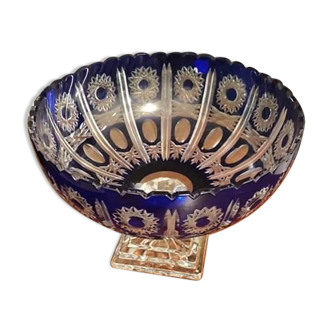 Bohemian crystal cup, twentieth century
