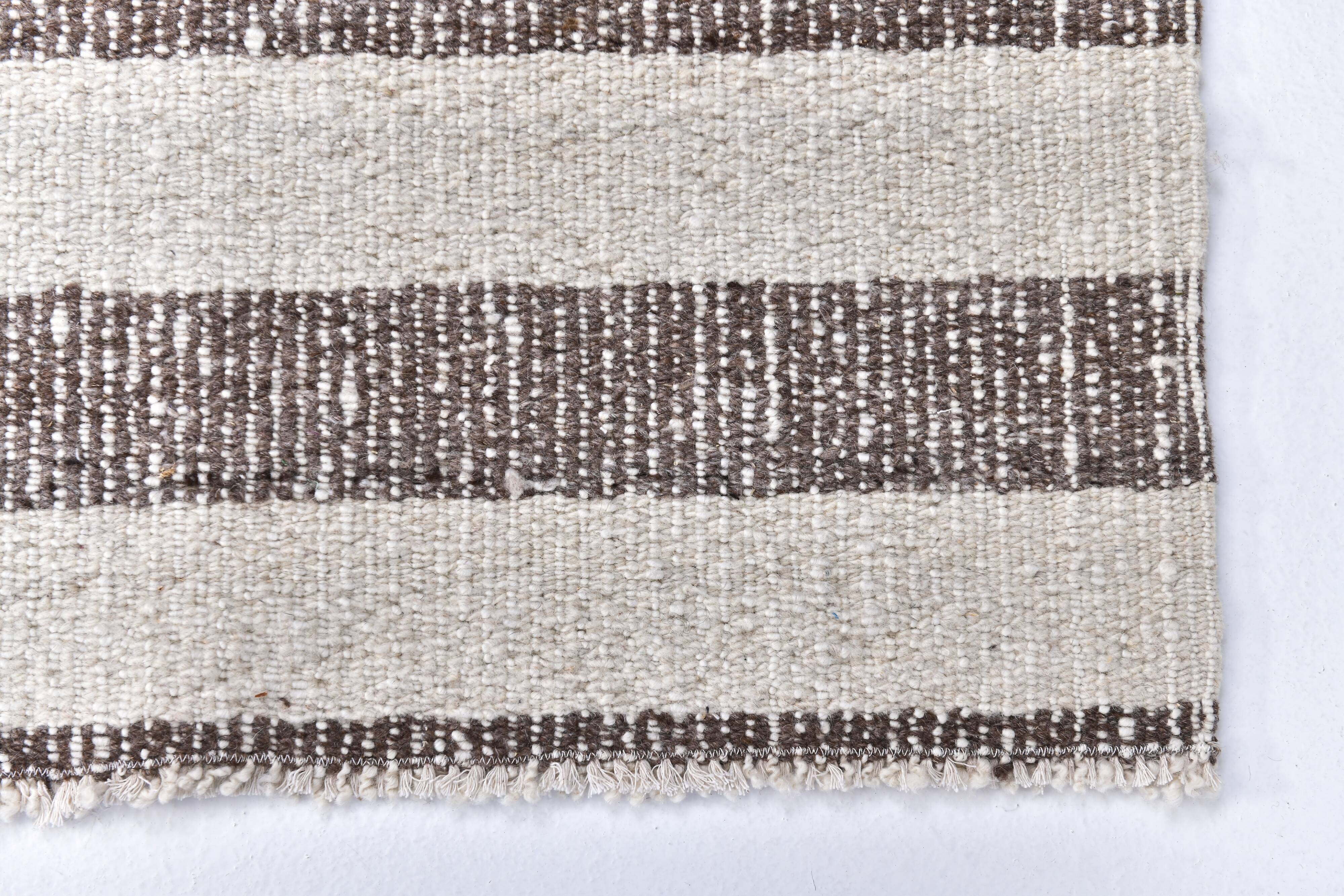 runner kilim carpet, runner wool kilim rug 207x72 cm natural wool rug