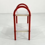 Coral tubular side table, 1980