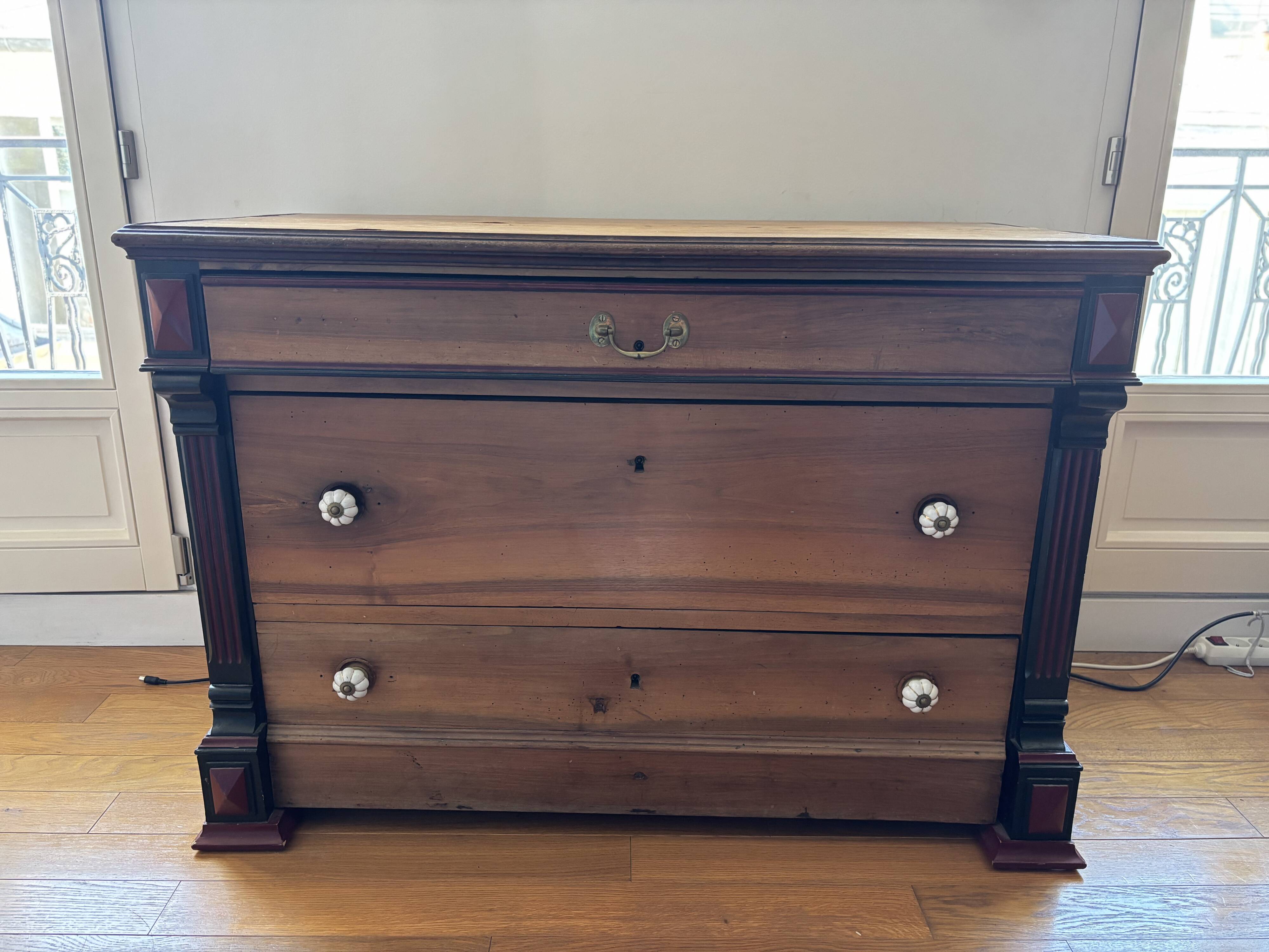 Louis Philippe style chest of drawers