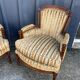 Paire de fauteuils de Style Louis XVI