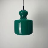 Rare green galaxy glass suspension light by Peill and Putzler 1960