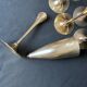 Vintage 6 silver-plated champagne flutes, 20th century