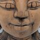 Sculptural Mask Wood - Face & Royal Cobra (Naga) - Tribal Art Indonesia