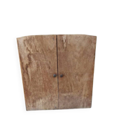 Small freestanding or wall-mounted wooden cabinet.