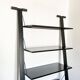 Postmodern Italian graffiti shelf by Rodney Kinsman for Bieffeplast, 1980s.