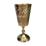 Golden brass incense holders INDIA.