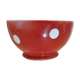 Bol longchamp rouge pois blancs