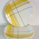 6 Salins flat plates, vintage Montreal model