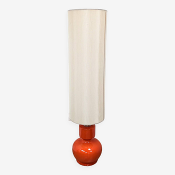 Lampe orange Space Age