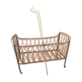 Rattan baby bed