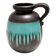Black and Teal Fat Lava Ceramic Vase Multi-Color 484-30 Scheurich WGP
