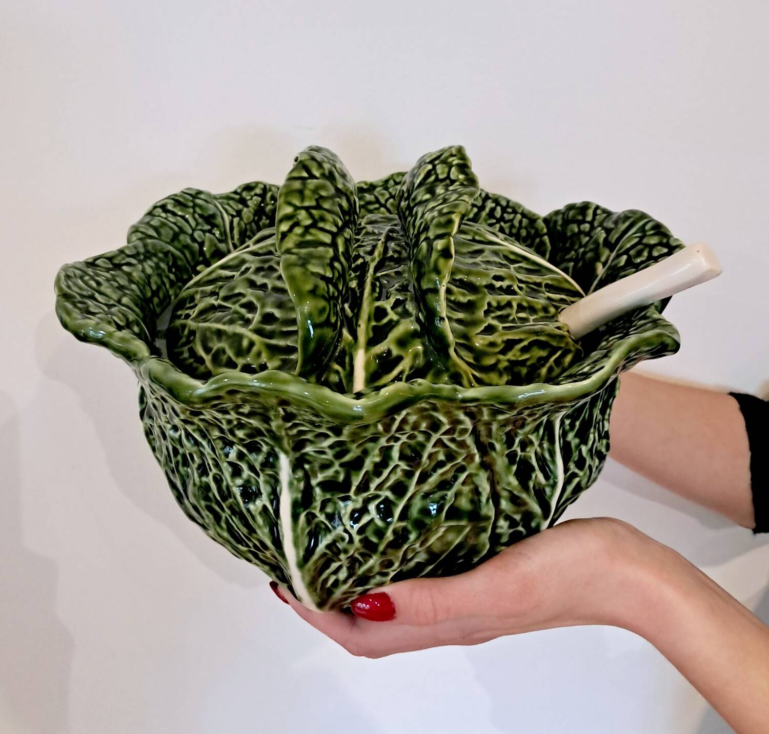 Soupière choux barbotine