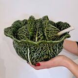 Soup tureen with slushie cabbage