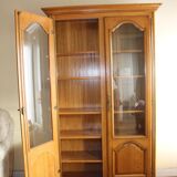 Solid oak bookcase