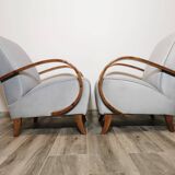 Fauteuils par Jindrich Halabala, 1940s, Set de 2