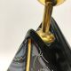 Polygonal black ceramic iridescent lamp 1980s memphis milano light table retro