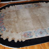 Tapis ancien chinois art deco 150 x 243cm 1920s