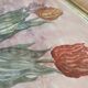 Watercolour still life from the 1970s under glass.