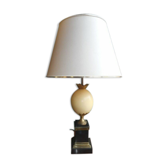 Ostrich egg lamp