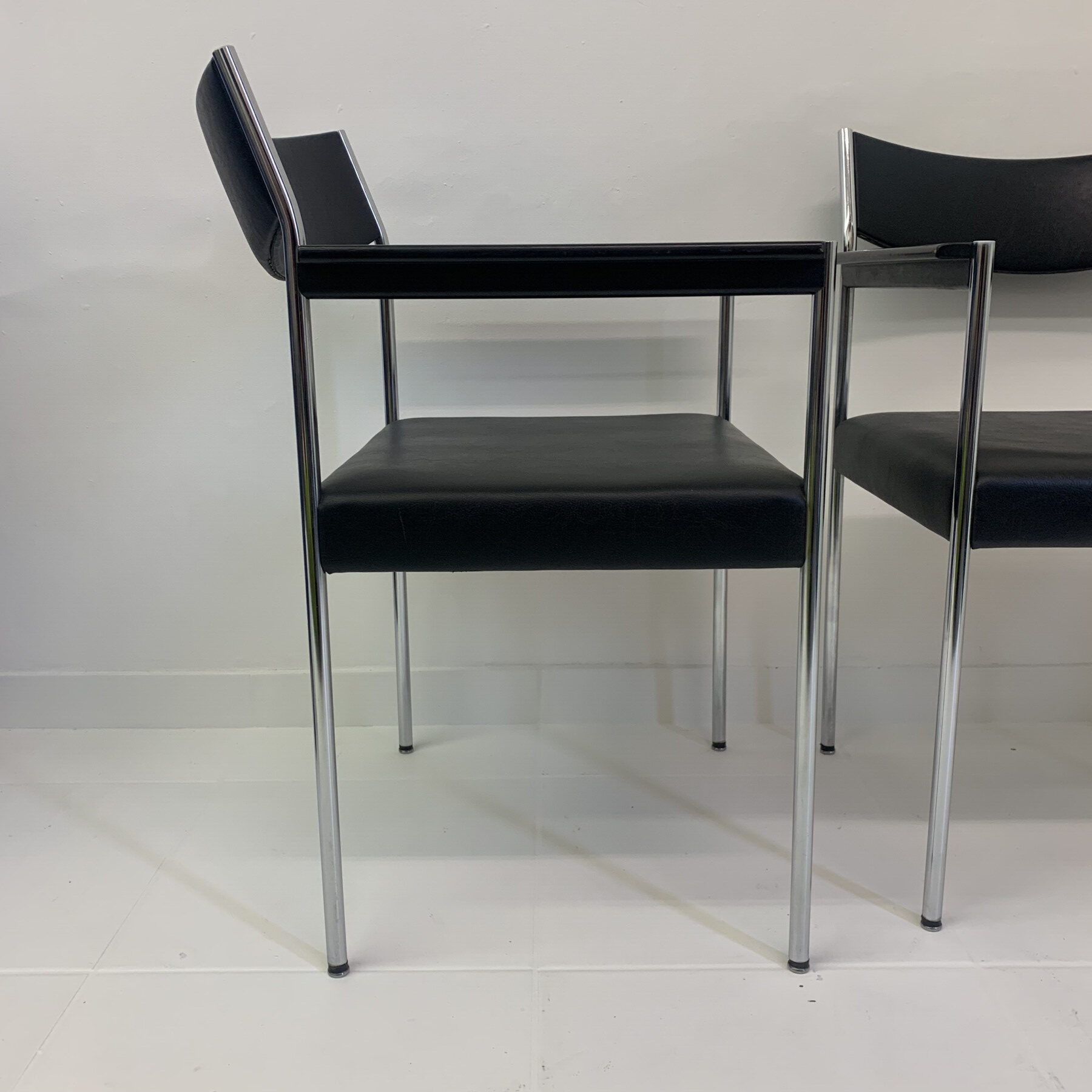Set of 2 armchairs by Edlef Bandixen for Kusch + co 1970