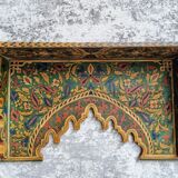 Old wall shelf wall rack handpainted