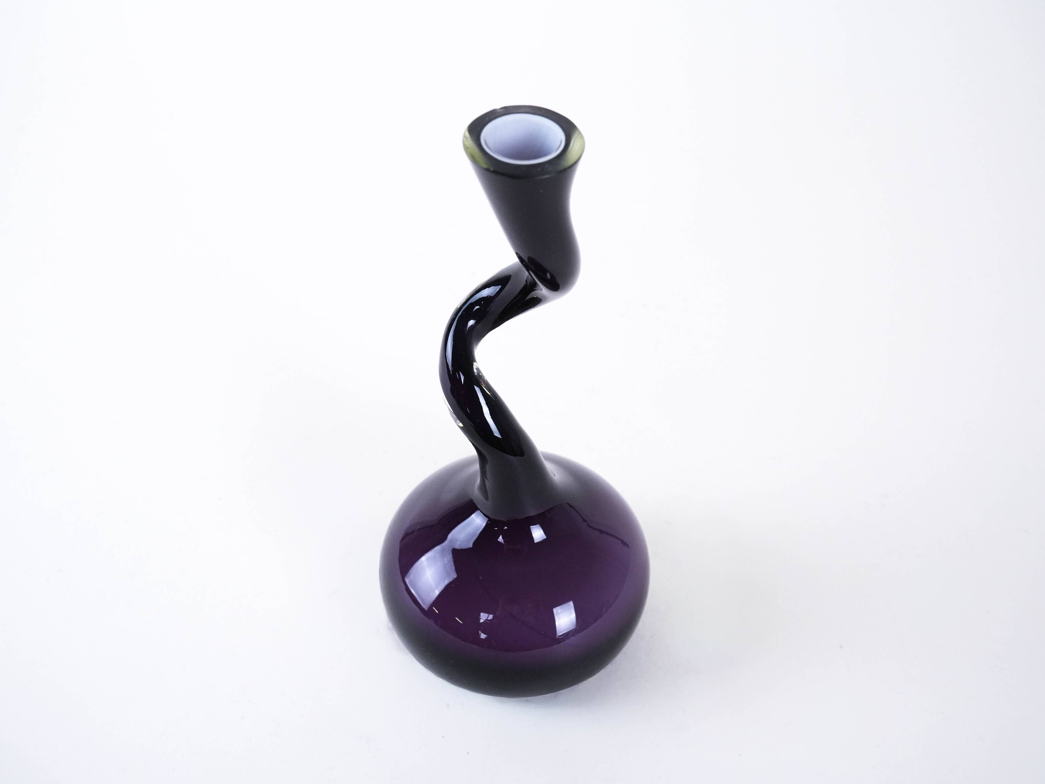 Purple vase, Danish design, 1990s, made in Denmark