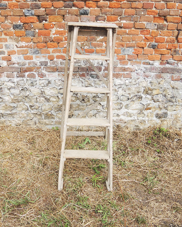 Former light wood painter's stepladder