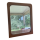 Antique mercury mirror with spots - solid wood