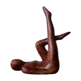 Sculpture de femme en céramique