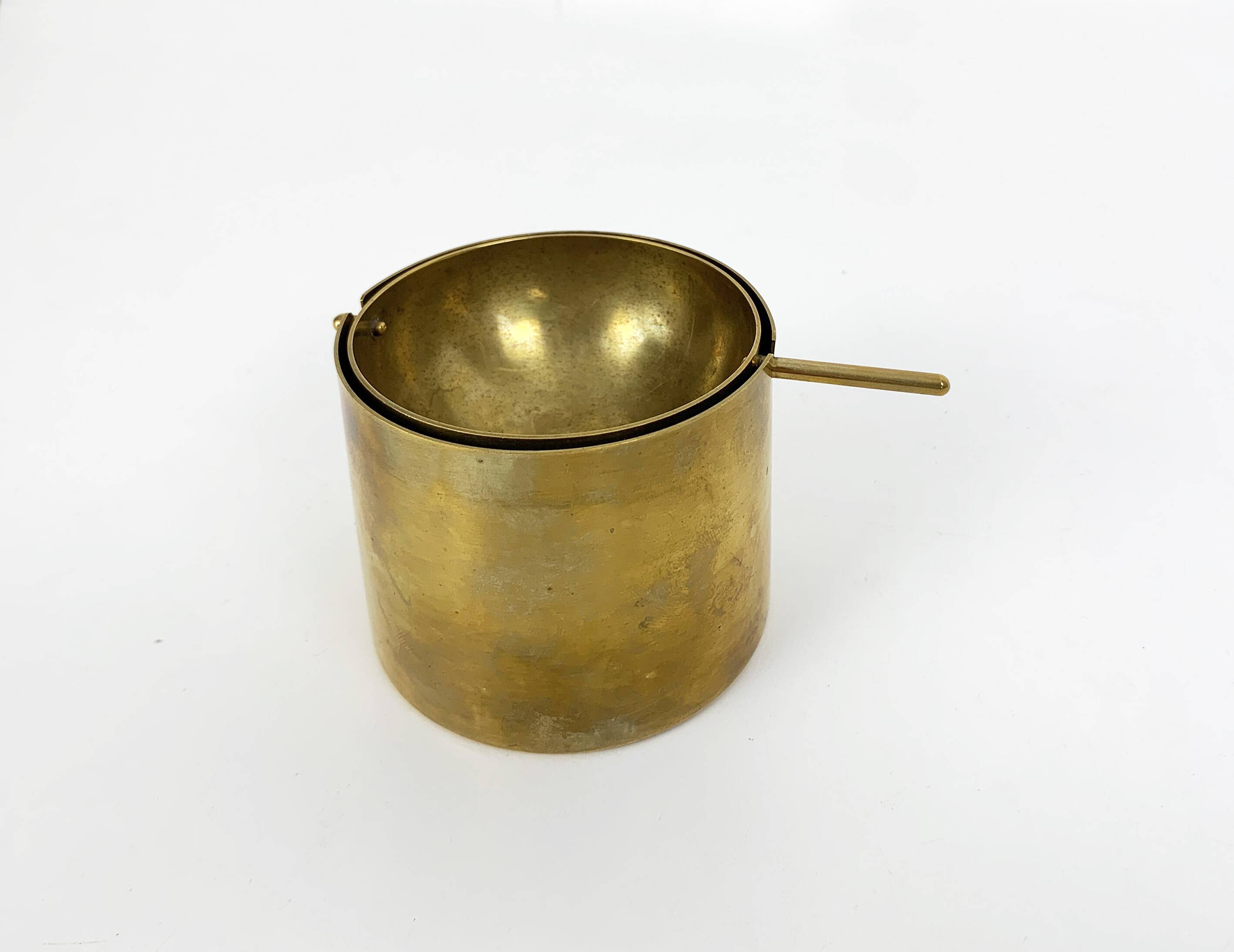 Ashtray Arne Jacobsen Ashtray Stelton SAS Hotel brass brass Mid century
