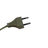 Lampada da Tavolo Vintage in Ceramica dipinta a mano e Velluto Bordeaux