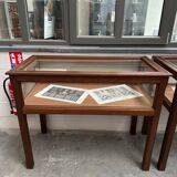 Pair of mahogany display cabinets from the 1960s