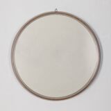 Italian design 1960s vintage Teak wood wall mirror