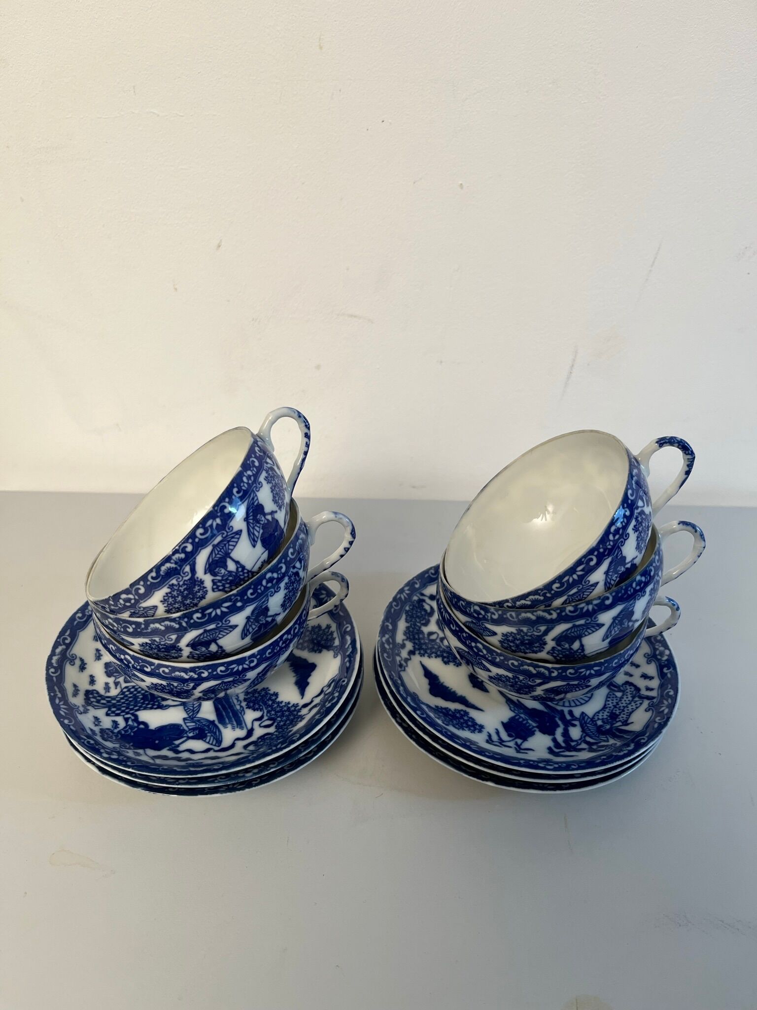 Japanese dragon tea set 12 pieces