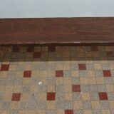Ancien grand banc de ferme en bois  Vintage