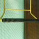 Aperitif servant, sauce, with 3 glass ravines and gold metal support - Design - 60s