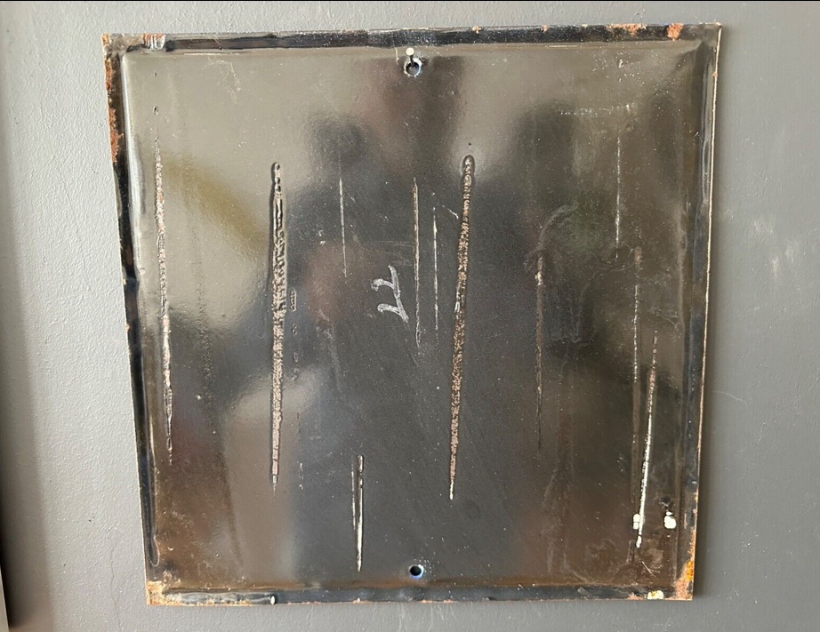 Europe industrial enamel sign