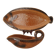 Sarreguemines / Large serving platter and matching fish-shaped sauce boat