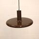 Brown vintage Fog & Morup pendant lamp: Hans Due Optima model, mid-century.